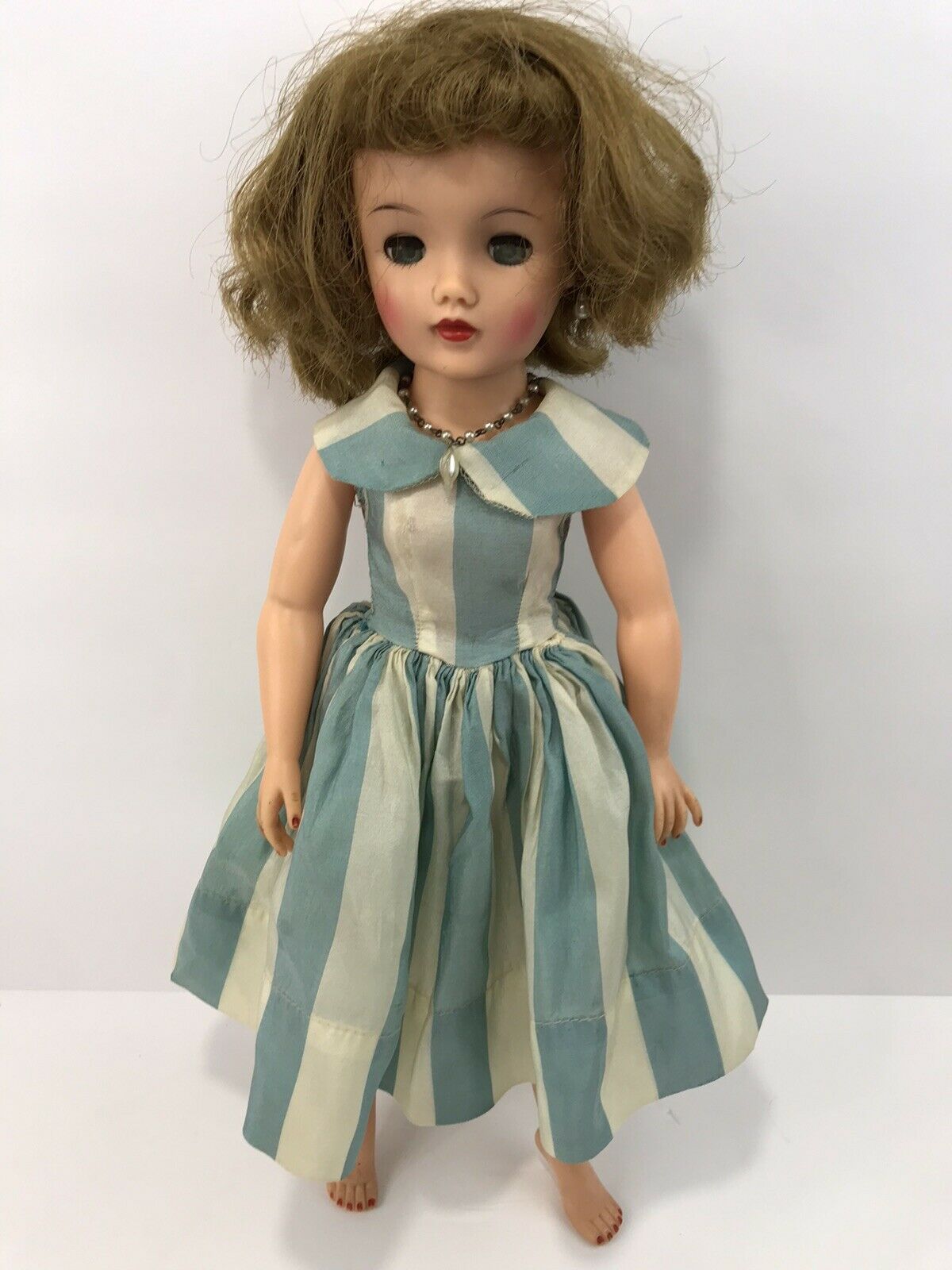 Vintage 1950's Ideal Doll Vt-18 With Jewelry - Miss Revlon ?